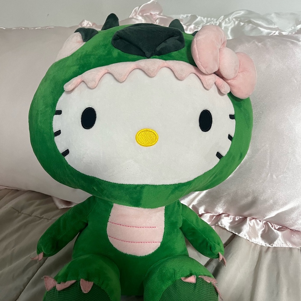 Hello Kitty Green Plush Toy